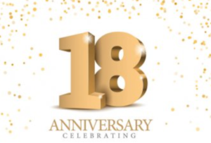 Anniversary Funding 18 years